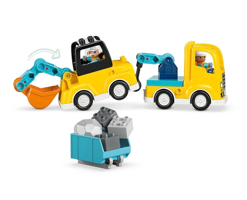 3 in 1 Construction Vehicles | Lego Duplo