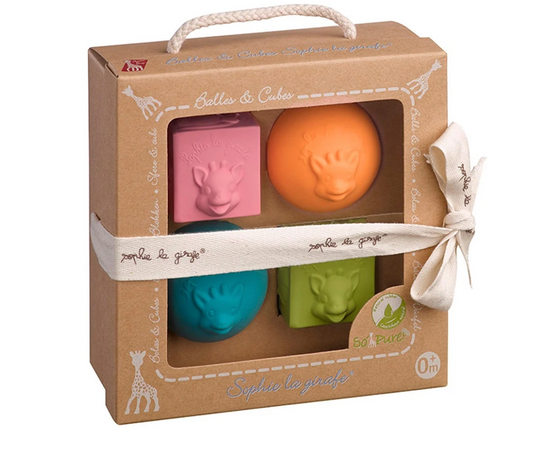 Sophie the Girrafe | cube and balls set