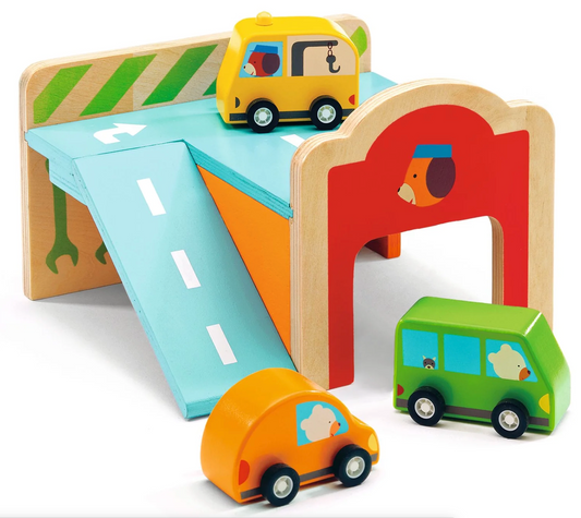 Djeco | Mini Garage Playset ( Premium Toy )