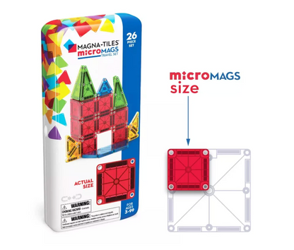Magna Tiles | Micro Magna Tiles Travel Set ( Premium Toy )