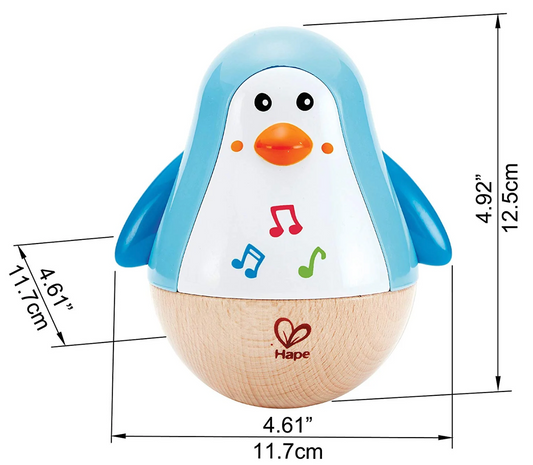 Hape | Musical Penguin Woobler ( Premium Toy )