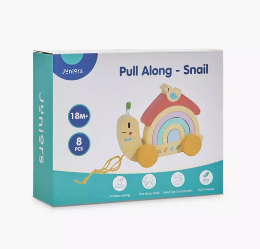 Juniors | Pull Along-Snail ( Premium Toy )