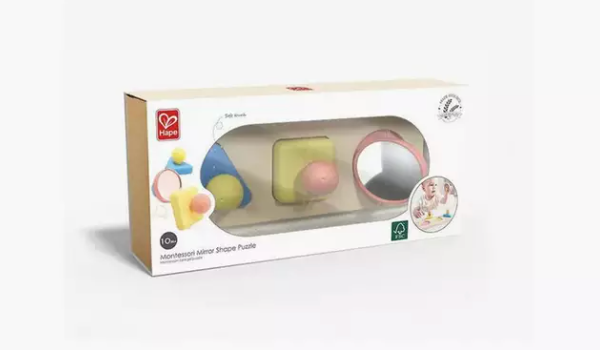 Hape | Montessori Mirror Shape Puzzle